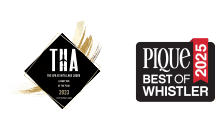 Pique Best of Whistler 2024 logo used at Nita Lake Lodge