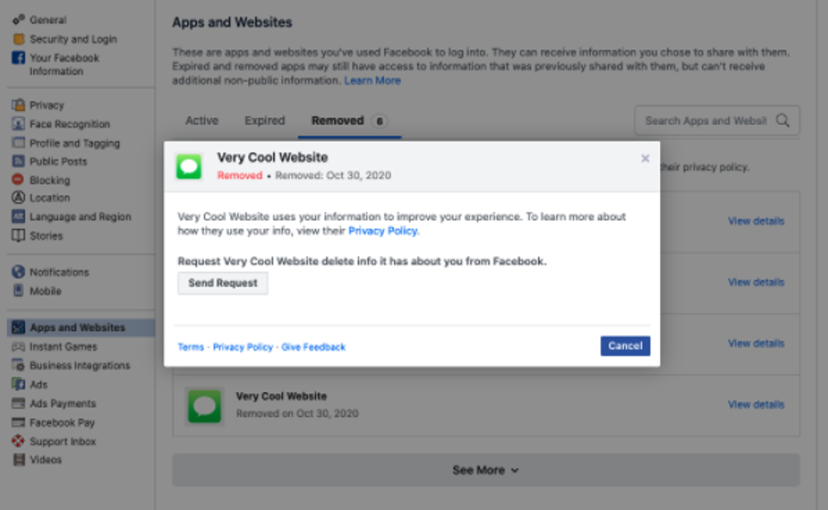 Facebook Will Send Notification for Logins Through Third-Party App