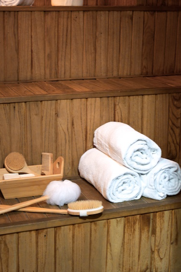 Close up on Spa amenities at Argenta Tower Hotel