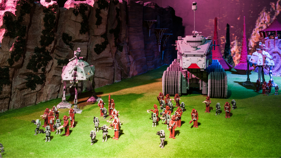 A miniature model in Legoland Malaysia near Sunway Hotel Big Box