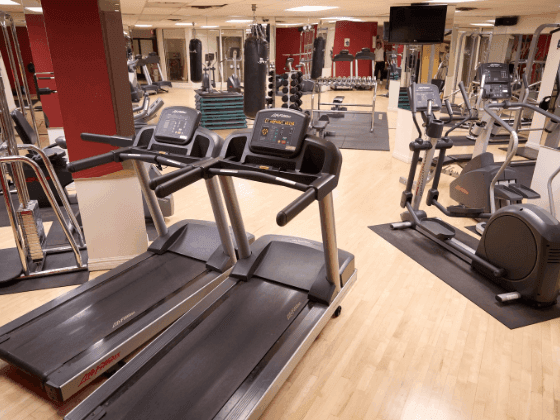 Well-equipped Fitness Center at Ruby Foo's Hotel