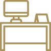 Vector icon used for secretarial services at Le Grand Hôtel des Thermes