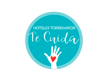 Pictorial logo of Te-Cuida used at Hotel Torremayor Providencia