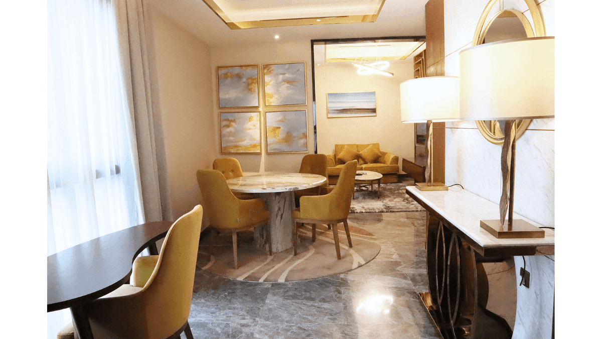 Close-up of a wardrobe inside the Deluxe Executive Room at Sunway Hotels & Resorts