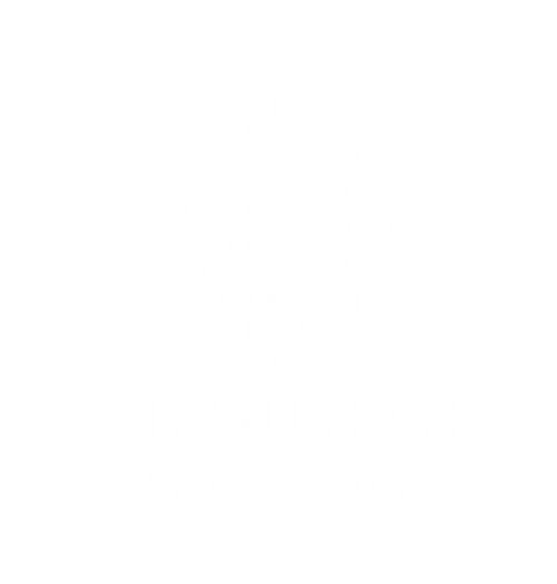 White color Logo at Amatara Wellness Resort