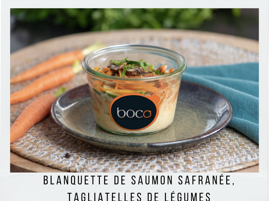 Blanquette de saumon safranée served at The Originals Hotels