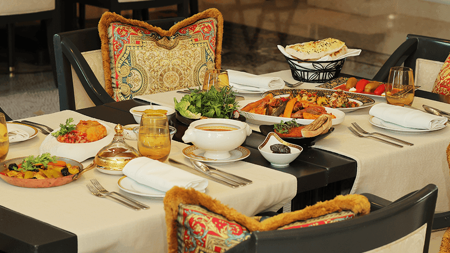 Exclusive Moroccon Pop-up Menu