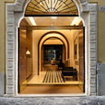 Main entrance of hotel Margutta 19 near Rome Luxury Suites