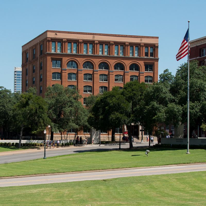 The exterior of Sixth Floor Museum near Warwick Melrose Dallas