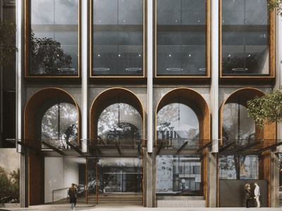 The Archive Exterior from Normanby Road - Render