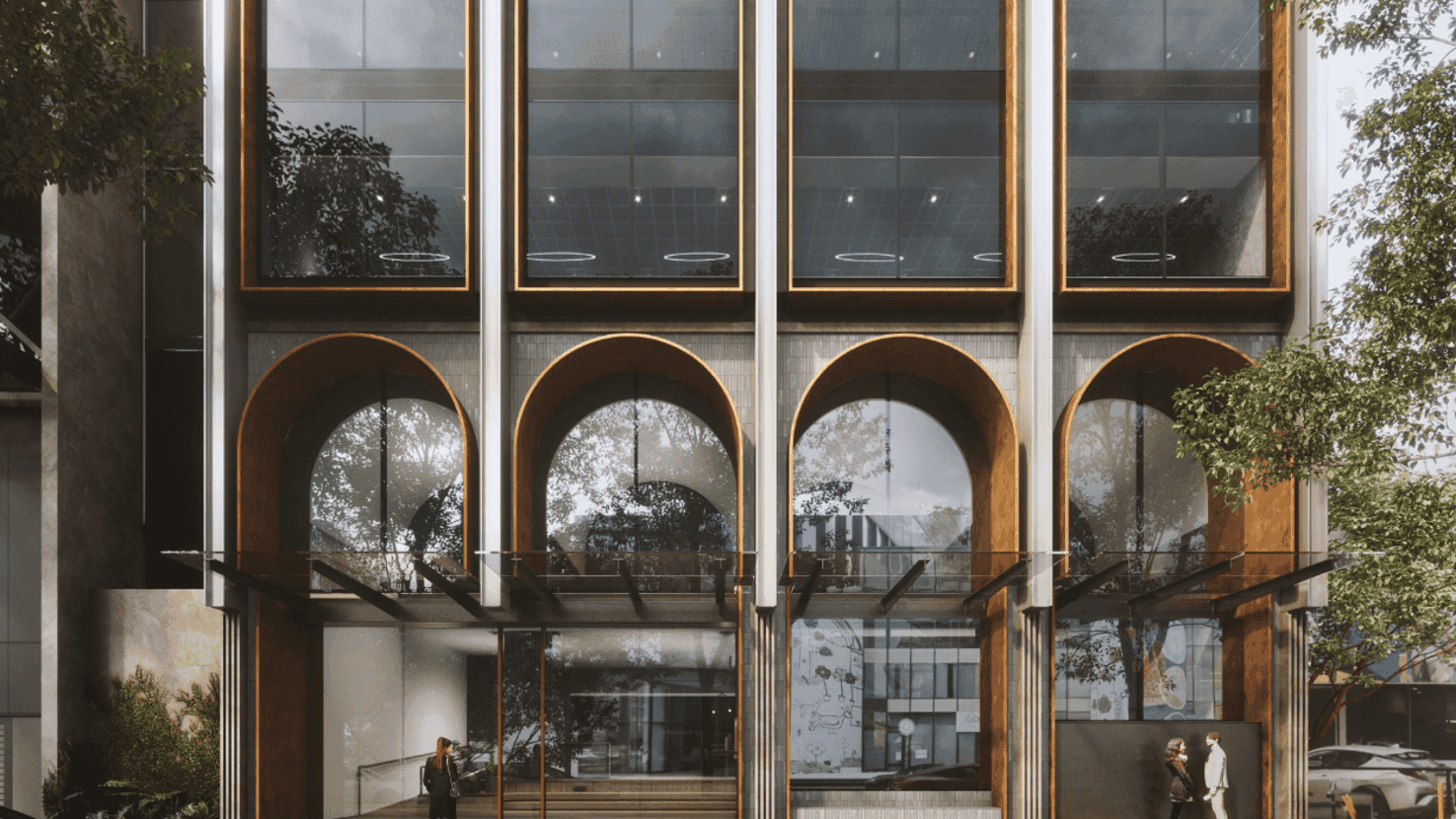 The Archive Exterior from Normanby Road - Render