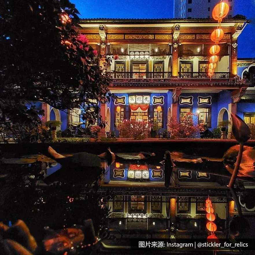 张弼士故居的夜景 - 槟城丽昇豪华酒店