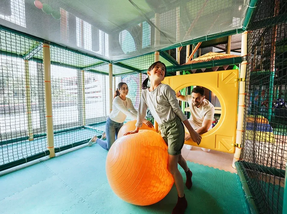 Family enjoying indoor play activities at Kidz World in Lexis Hibiscus Port Dickson