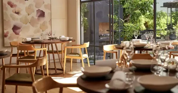The French Cafe dining room in Auckland