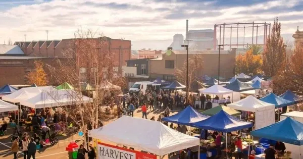 Harvest Market with stalls
