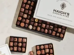 A chocolate box from Haigh's Chocolates 