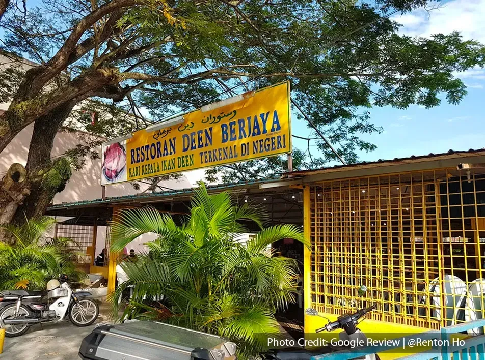 Deen's Fish Head Curry, one of the best halal restaurant near to Lexis Hibiscus Resort