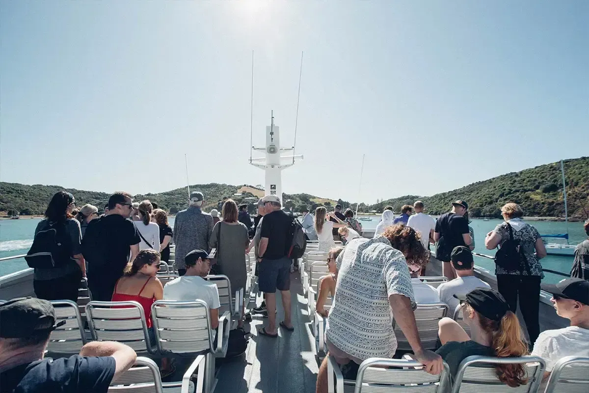 The ferry to Waiheke Island, Auckland