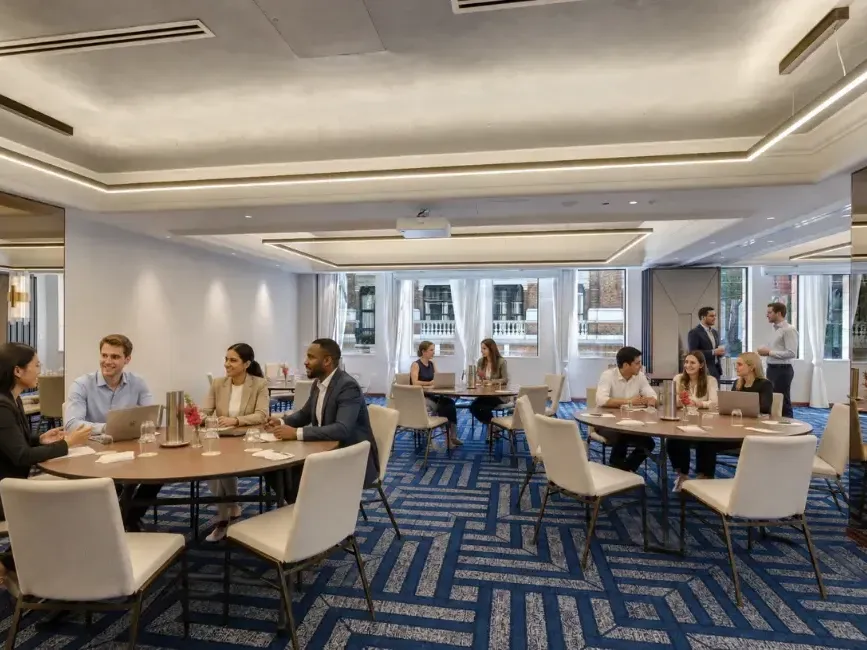 Delegates in conference room at The Grace Hotel