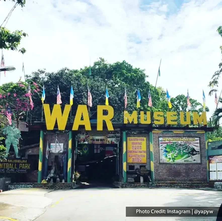 Narrow underground passage tunnel at Penang War Museum – Lexis Suites Penang