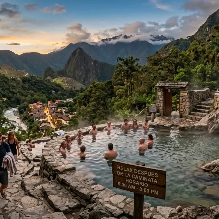 Banos termales de Aguas Calientes: relájate despues de visitar Machu Picchu