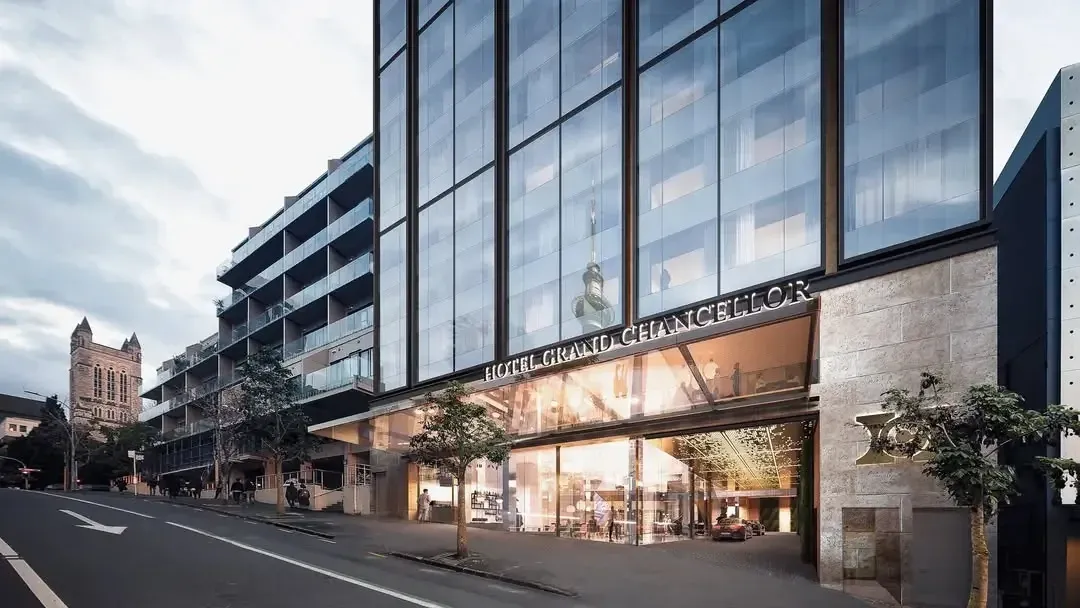 Exterior of The Hotel Grand Chancellor Auckland