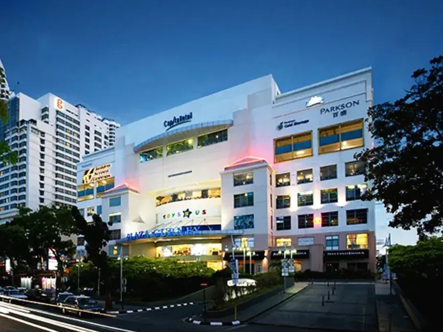 Twilight view of Gurney Plaza in Penang - Lexis Suites Penang