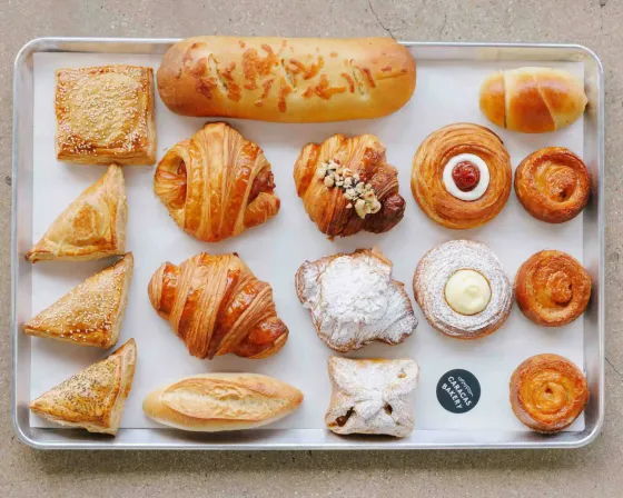     Venezuelan pastries and cachitos at Caracas Bakery in Miami's MiMo neighborhood