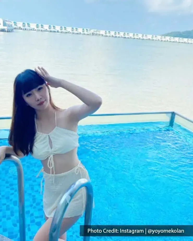 Strike your best pose while you enjoy the private pool in your room - Lexis Hibiscus