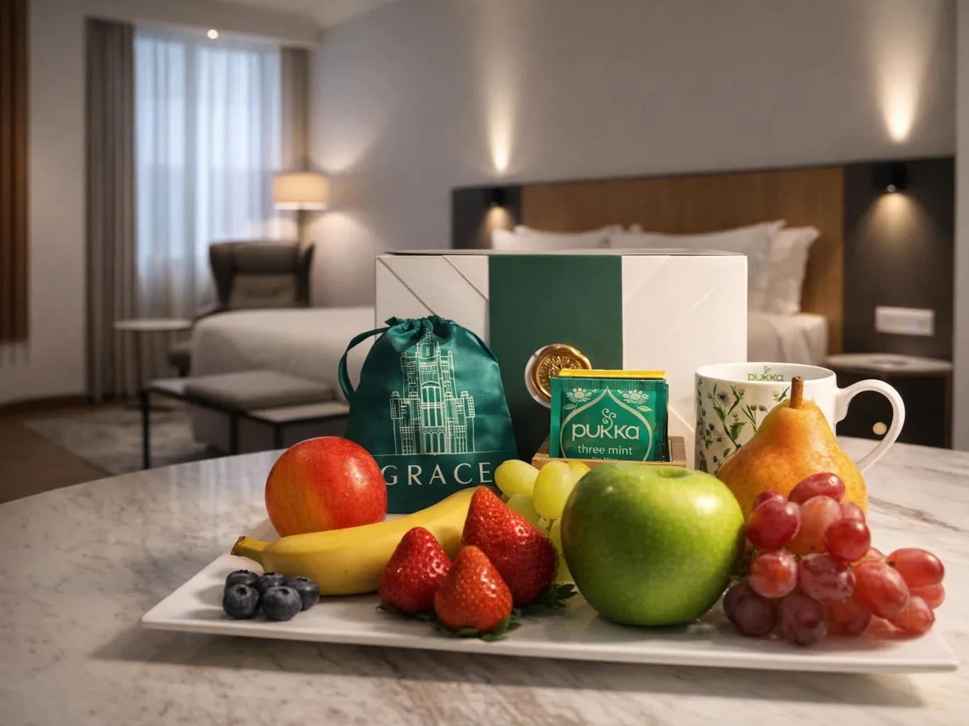 Wellness Experience - with fresh fruit, wellness gift set and more