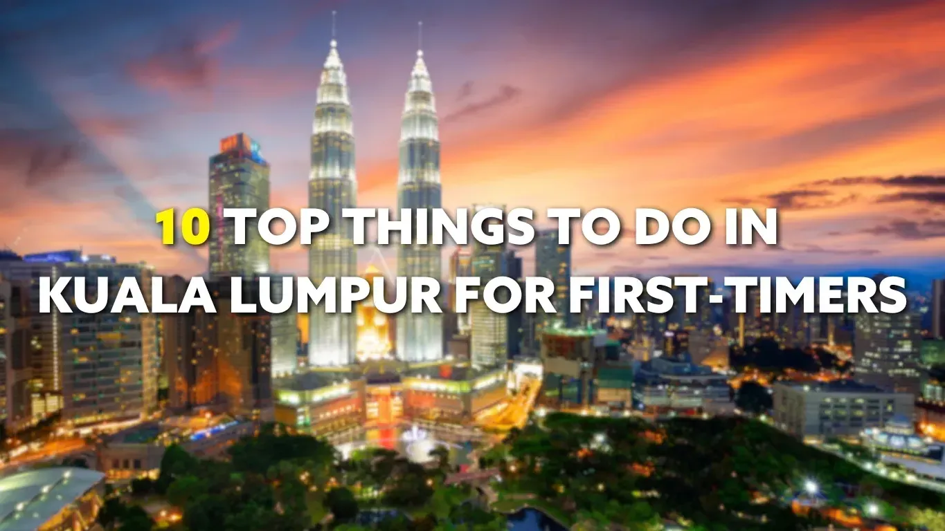 10 Top Things to do in Kuala Lumpur poster used at Sunway Velocity Hotel