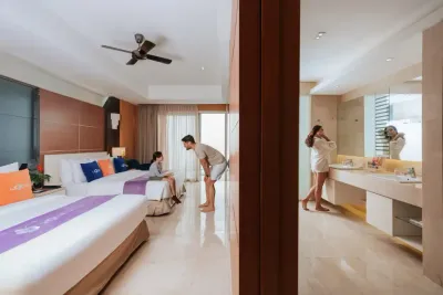 Family enjoying time in the resort room - Lexis Hibiscus Port Dickson