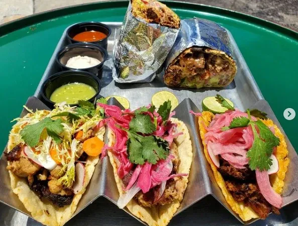 Flavor-packed tacos at Uptown 66, just steps from The Vagabond Hotel Miami in the MiMo District