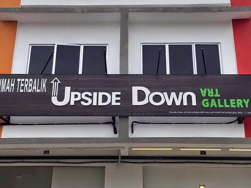 Exterior view of the Upside Down House art gallery in Port Dickson - Lexis Port Dickson