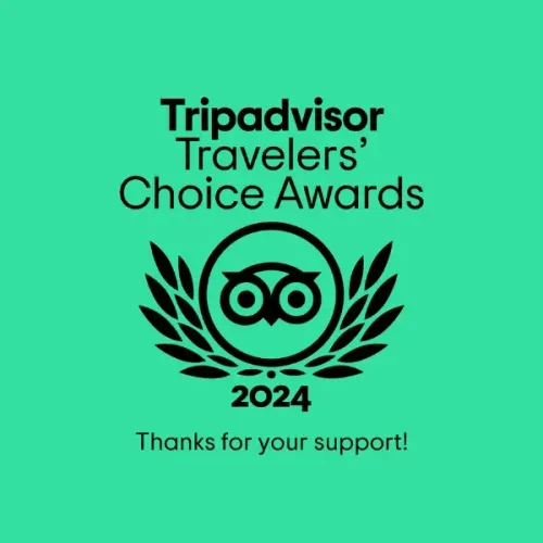 Tripadvisor Travelers' Choice Award 2024 logo used at Quinta Real Acapulco