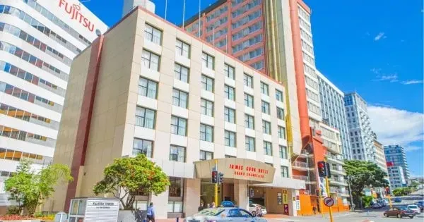 Exterior of James Cook Hotel Grand Chancellor Wellington