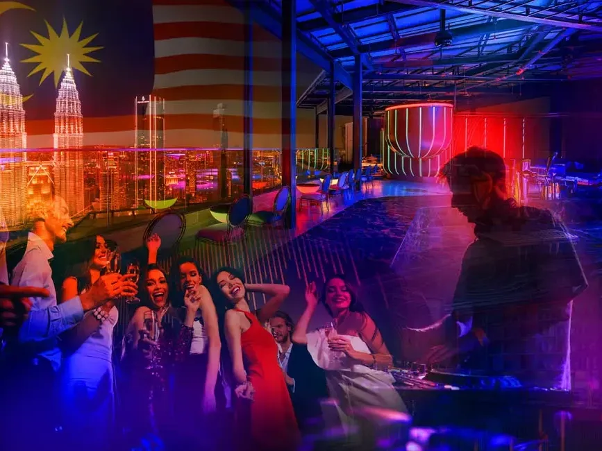 A group of individuals dancing at Satellite Restaurant and Bar - Imperial Lexis Kuala Lumpur