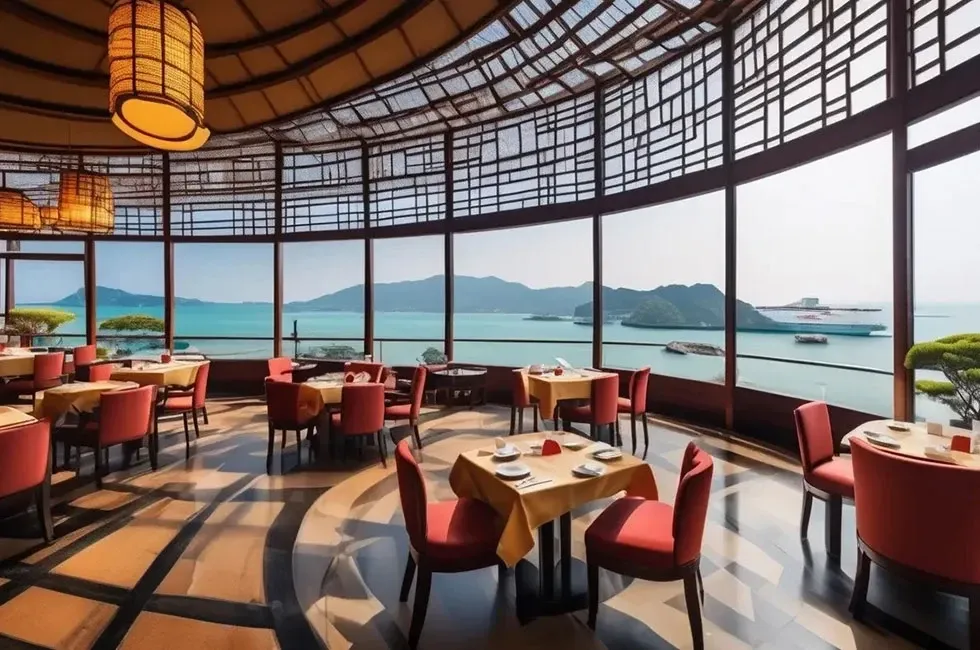 An artist's impression of the Japanese restaurant at Lexis Hibiscus Port Dickson 2