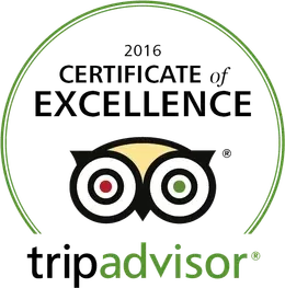 TripAdvisor's Certificate of Excellence 2016