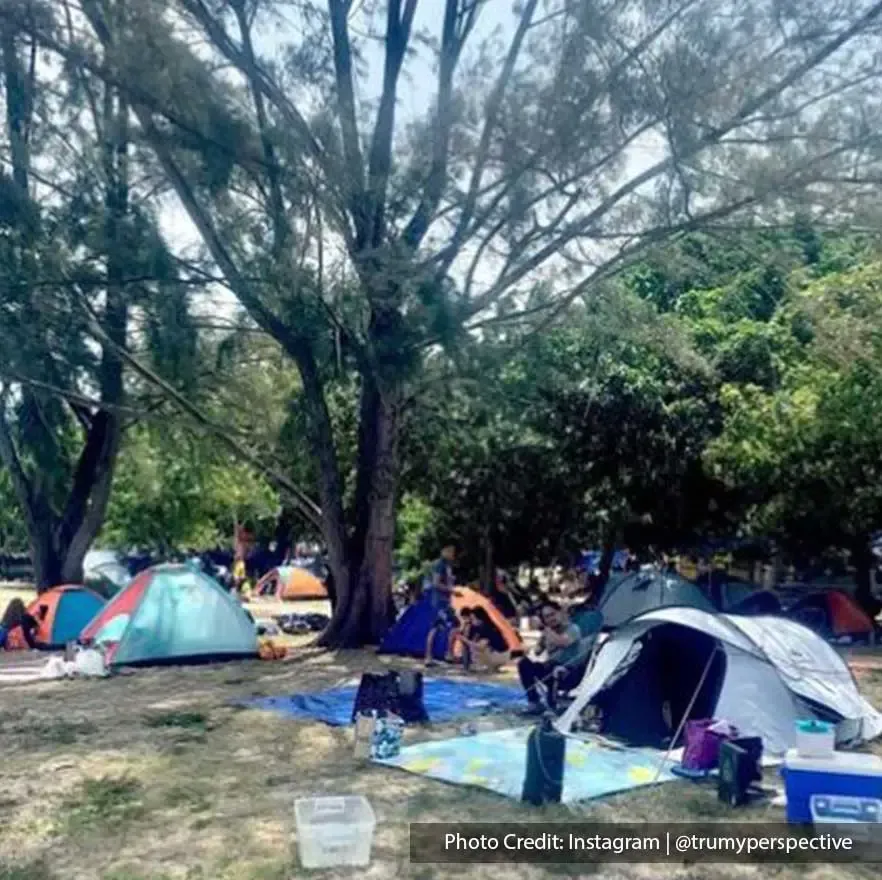 A group of camping tents beside the beach - Lexis Hibiscus