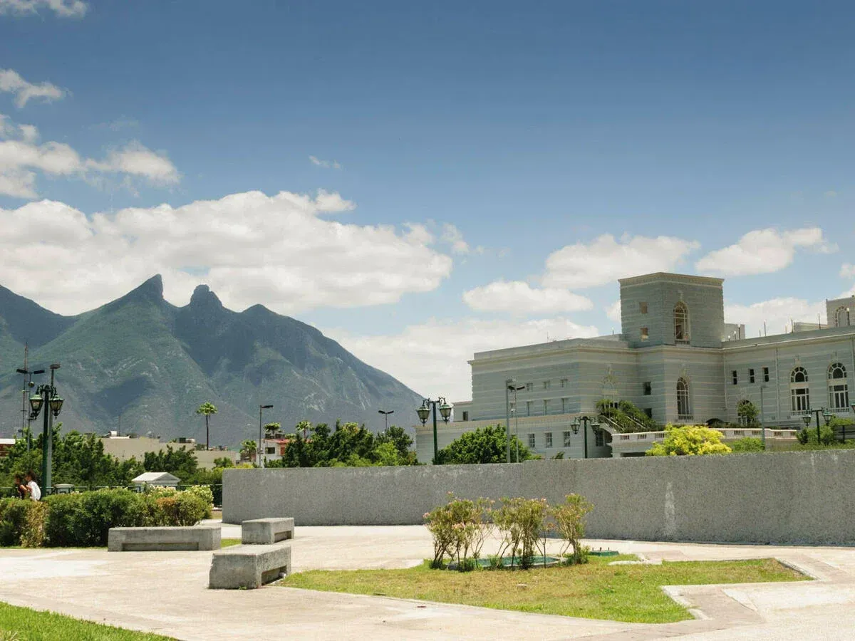 Macroplaza with mountain view near Grand Fiesta Americana