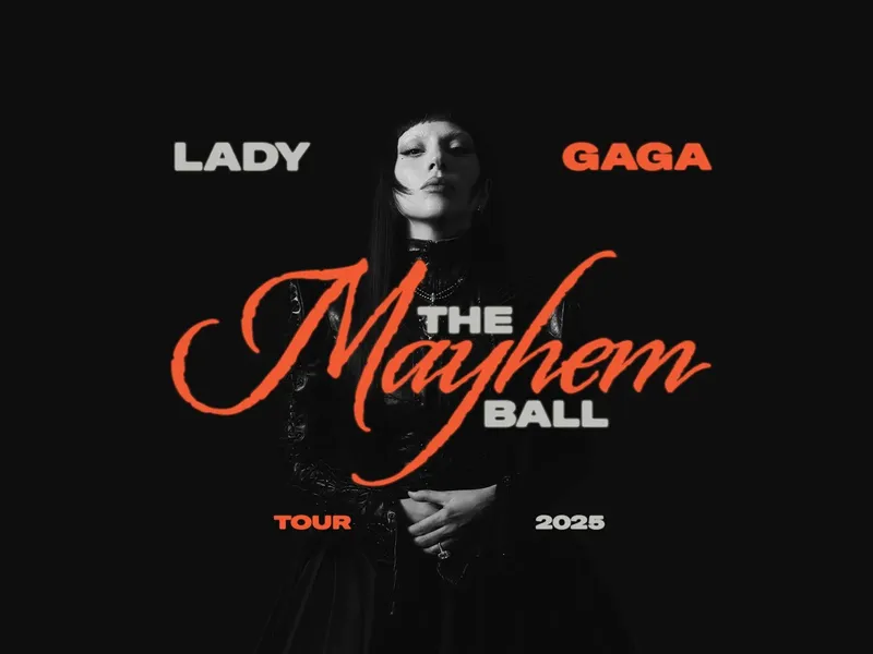 Lady Gaga performing in Accor Stadium poster used at Pullman Sydney Olympic Park