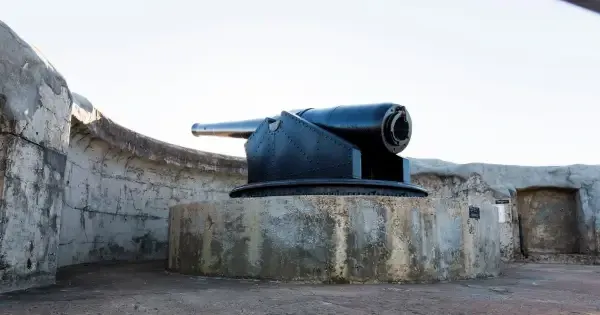A canon at Jezzine Barracks in Townsville