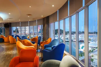 Lounge seating area at lighthouse bar with sea view - Lexis Hibiscus Port Dickson