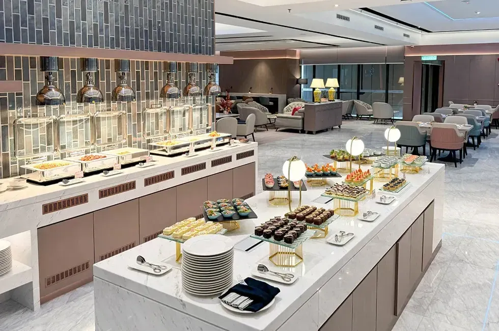 View of the buffet counter in the Executive Lounge - Imperial Lexis Kuala Lumpur