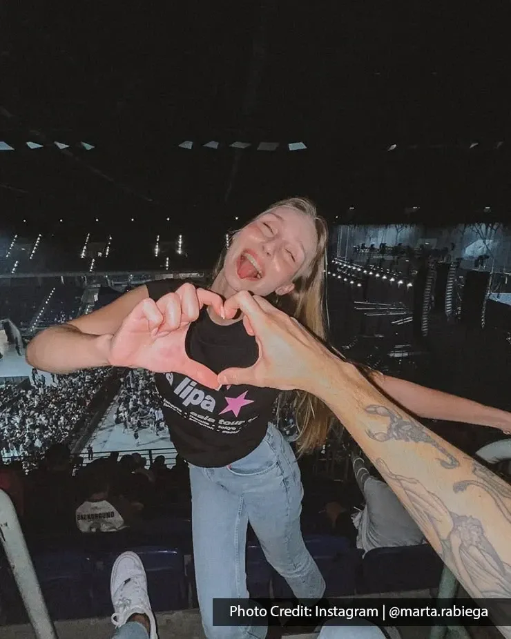 Fan enjoying a live concert at Unifi Arena