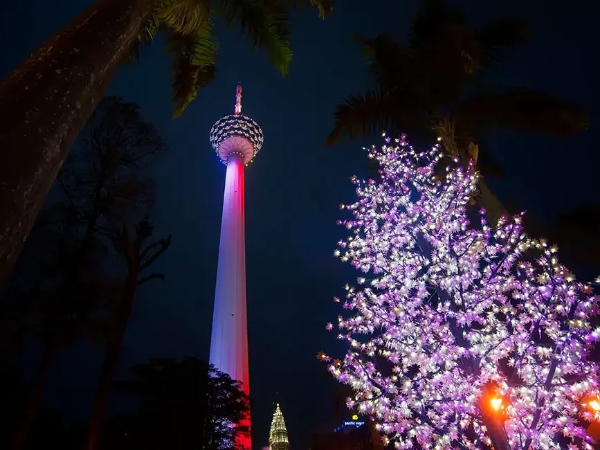 Night view of KL Tower, one of Bukit Bintang attractions in Kuala Lumpur near Imperial Lexis - Imperial Lexis Kuala Lumpur