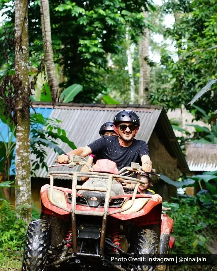 Port Dickson ATV ride through forest for outdoor team building activity