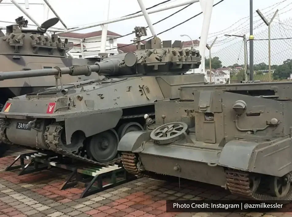 War tanks in army museum