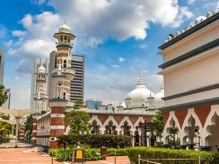 Exterior of Masjid Jamek, a famous place to visit in Kuala Lumpur near Imperial Lexis - Imperial Lexis Kuala Lumpur